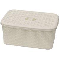 JVL Loop 6L Storage Basket - Ivory White | Size: Medium