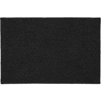 JVL Eden Machine Washable Latex Backed Doormat, 40x60cm, Black | Size: 40 cm x 60 cm