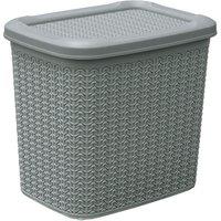 JVL Loop 10L Storage Basket in Grey | Size: Medium