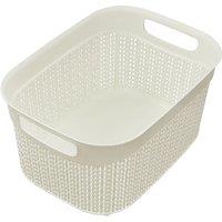 JVL Loop 9L Storage Basket in Ivory | Size: Medium