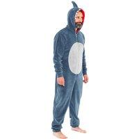 Just Essentials Shark Fleece Onesie in Dark Grey | Size: Medium