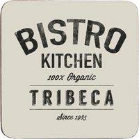 Orsina Set Of Four Bistro Coasters in White