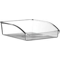 Orsina Clear PS Plastic Large Fridge Organiser, Stackable Containers For Fridge, Large Plastic Bins For Easy Access