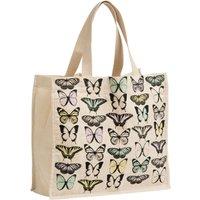 Orsina Jade Butterfly Shopping Bag in Brown