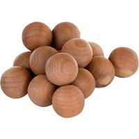 Orsina 15pc Scented Cedar Balls, Natural Anti-Moth Solution With Woody Aroma, Protects Clothes From Odours And
