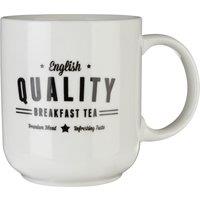 Orsina Versatile Design Tea Mug, Elegant Small Milk Mug For Bedroom, Dishwasher Safe Tea Mug For Livingroom in White