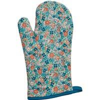 Orsina Single Oven Glove, Playful Typography & Pattern With Quilted Heat Protection, Safe Grip For Handling
