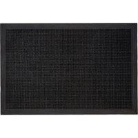 Orsina Black Rubber Doormat | Size: 100 cm diameter