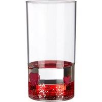 Orsina Acrylic Hearts Tumbler in Red