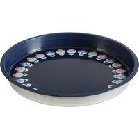 Orsina Paice Joni Serving Tray, Robust Tin Material in Blue