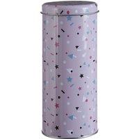 Orsina Vibrant Fun Times Storge Canister, Durable Tall Food Container For Bedroom, Versatile Kitchen Canister in Pink