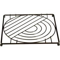 Orsina Vertex Black Nickel Finish Square Trivet