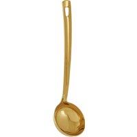 Orsina Elegant Copper Finish Ladle, Premium Copper Plated Serving Spoon, Kitchen Cooking Tool With Long Handle in Gold
