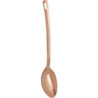 Orsina Rose Gold Plated Serving Spoon With Extended Grip, Metal Spoon With Hanging Loop, Stylish Cooking Spoon