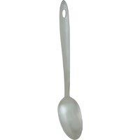 Orsina Rose Gold Plated Serving Spoon With Extended Grip, Metal Spoon With Hanging Loop, Stylish Cooking Spoon in Silver