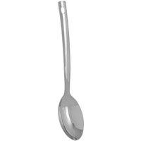 Orsina Rose Gold Plated Serving Spoon With Extended Grip, Metal Spoon With Hanging Loop, Stylish Cooking Spoon in Grey