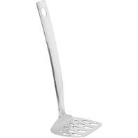 Orsina Stainless Steel Masher, Heavy-Duty Metal Masher With Cutout Head, Rust-Proof Metal Mashing Tool With Handle in Silver