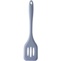 Orsina Orange Silicone Slotted Turner, Scratch-Free Flipper For Smooth Pans, Handy Kitchen Tool, Cooking Spatula in Blue