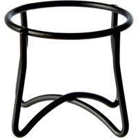 Orsina Single Matte Black Egg Holder, Sleek Wire Frame Design For Holding A Single Egg, Durable Metal With Modern