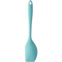 Orsina Stylish Light Pink Silicone Spatula, Kitchen Turner With Flat Edge, Non-Stick & Stain Resistant Rubber Spatula in Turquoise