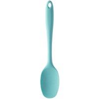 Orsina Heat-Resistant Light Pink Silicone Spoon, Stain Resistant Cooking Spoon, Kitchen Tool With Hanging Loop in Turquoise