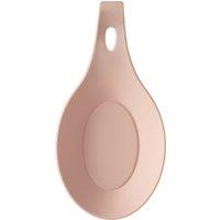 Orsina Luxe Light Green Silicone Spoon Rest, Heat-Resistant Spoon Holder, Non-Stick Spoon Rest With Hanging Loop in Pink