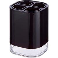 Orsina Ando Acrylic Toothbrush Holder in Black