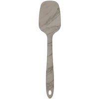Orsina BPA-Free Light Green Silicone Turner, Nonstick-Safe Spatula, Stain Resistant Tapered Handle Kitchen Turner in Grey