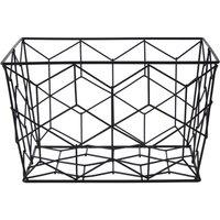 Premier Housewares Vertex Contour Storage Basket Black