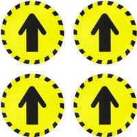 Orsina Warning Floor Sticker Arrow Set of 4