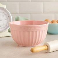Orsina Versatile Small Pink Mixing Bowl, Durable Mixing Bowl, Spacious Lightweight Rounded Serving Salad Bowl