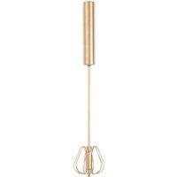 Orsina Durable Press & Spin Silver 35cm Whisk, Innovative Stainless Steel Whisk, Effortless Mixing Best Whisk in Gold
