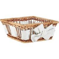 Orsina Small Fern Basket, Natural wicker, Tapered sides