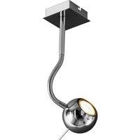 Orsina Luxe Ceiling Light Plate With Polished Metal Trim, Pendant Light Ceiling Plate, Refined Lamp Ceiling Plate in Silver