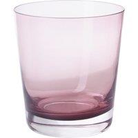 Orsina Stylish Mixer Glass, Comfortable Grip Juice Glass For House Parties, Easy Sipping Restaurant Glass For Dinner in Pink