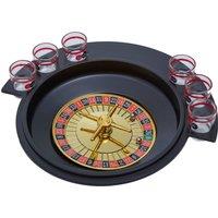 Orsina Fun Roulette 6 Glass Lucky Shot Drinking Game, Functional Drinking Roulette Game, Portable Drinking Game