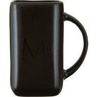 Orsina Elegant Design Black Text Mug, Versatile Use Small Milk Mug For Bedroom, Dishwasher Safe Coffee Mug