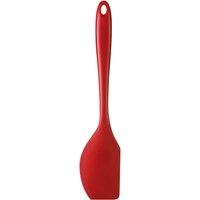 Orsina Stylish Light Pink Silicone Spatula, Kitchen Turner With Flat Edge, Non-Stick & Stain Resistant Rubber Spatula in Red