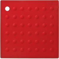 Orsina Yellow Silicone Trivet, Heat-Resistant Hot Pad, Silicone Mat for Protecting Countertop, Stick-Resistant Trivet in Red