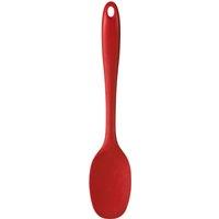 Orsina Heat-Resistant Light Pink Silicone Spoon, Stain Resistant Cooking Spoon, Kitchen Tool With Hanging Loop in Red