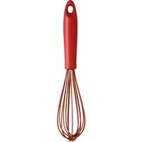 Orsina Non-Stick Black Silicone Whisk, Best Whisk for Baking, Kitchen Whisk, Wire Whisk, Heat Resistant Kitchen Whisk in Red