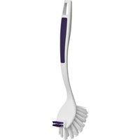 Orsina Soft Grip Purple Dish Brush, Ergonomic Handle for Comfortable Use, Durable Bristles for Effective Cleaning