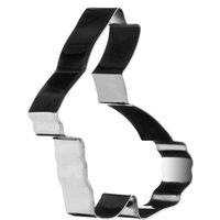 Orsina Durable Rabbit Cookie Cutter, Simple To Use Biscuit Cutters, Dishwasher Safe Cookie Cutters For Baking in Silver