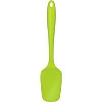 Orsina BPA-Free Light Green Silicone Turner, Nonstick-Safe Spatula, Stain Resistant Tapered Handle Kitchen Turner