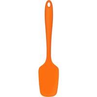 Orsina BPA-Free Light Green Silicone Turner, Nonstick-Safe Spatula, Stain Resistant Tapered Handle Kitchen Turner in Orange