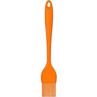 Orsina Lime Green Pastry Brush, Non-Stick Silicone Brush with Ergonomic Handle, Heat Resistant Up to 240C in Orange