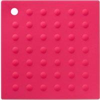 Orsina Yellow Silicone Trivet, Heat-Resistant Hot Pad, Silicone Mat for Protecting Countertop, Stick-Resistant Trivet in Pink