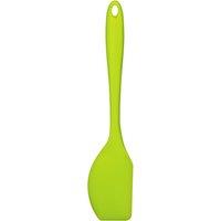 Orsina Stylish Light Pink Silicone Spatula, Kitchen Turner With Flat Edge, Non-Stick & Stain Resistant Rubber Spatula in Green