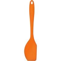 Orsina Stylish Light Pink Silicone Spatula, Kitchen Turner With Flat Edge, Non-Stick & Stain Resistant Rubber Spatula in Orange