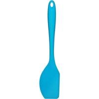 Orsina Stylish Light Pink Silicone Spatula, Kitchen Turner With Flat Edge, Non-Stick & Stain Resistant Rubber Spatula in Blue